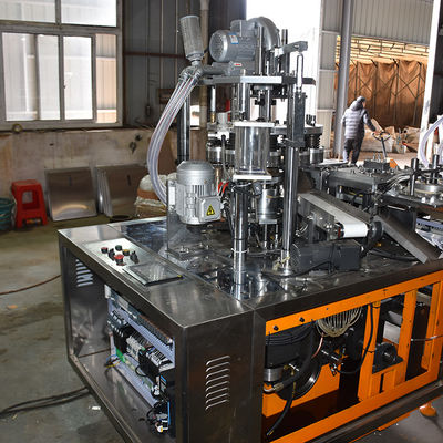 High Speed Single Layer Coffee Drink Paper Lid Making Machine AC380V/50HZ