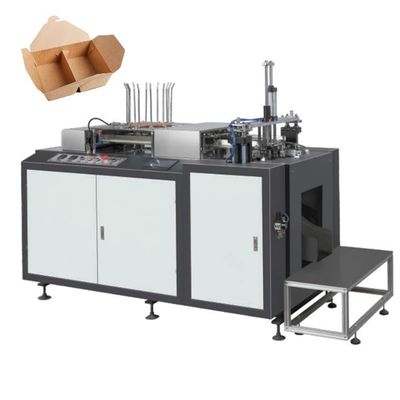 PLC Control Paper Lunch Box Making Machine Hot Melt Forming
