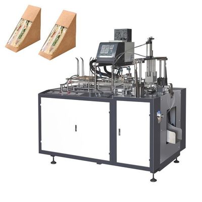 4KW Paper Food Box Making Machine Easy Operation High Performance